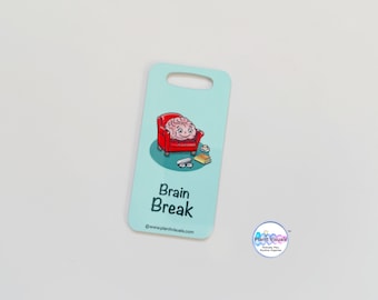 Brain Break Card - Visual Break Prompt - Durable Plastic Communication Board - SEND Tool - Visual Cue