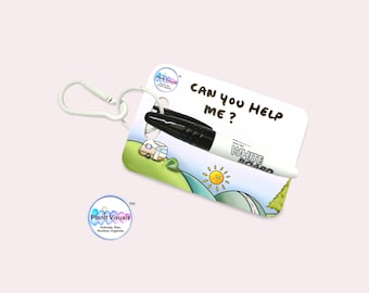 Whiteboard Communication Keyring and Pen