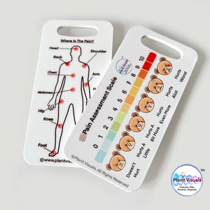 Échelle de douleur à l'ours - outil d'évaluation de la douleur - tableau de la douleur enfant - douleur tracker - étiquette de lanière d'infirmière - échelle d'évaluation de la douleur pédiatrique - aide infirmière