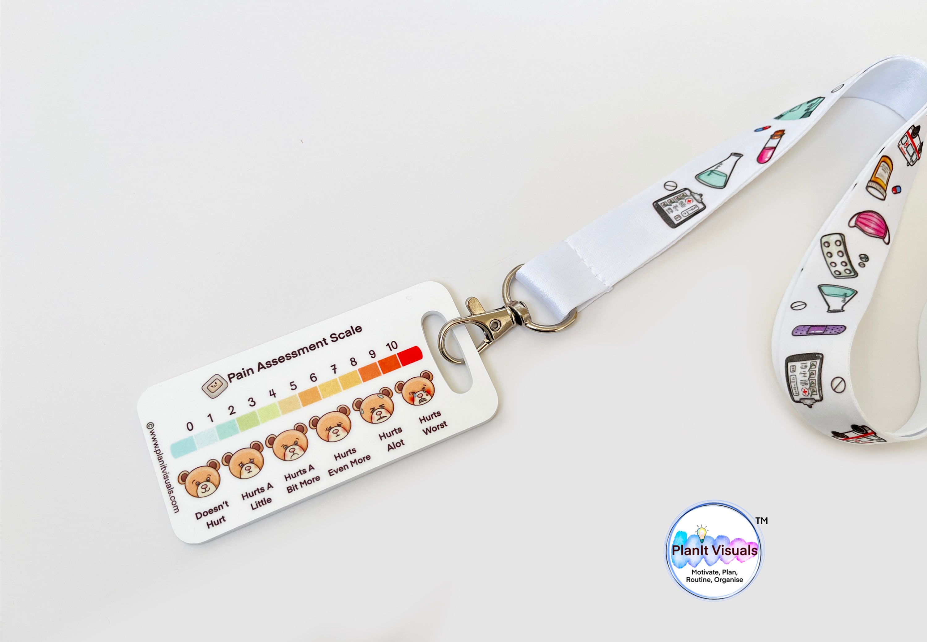Bear Pain Scale Pain Assessment Tool Child Pain Chart Pain Tracker ...
