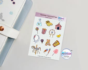 Funfair Carnival Sticker Sheet