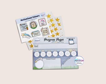 A6 Reward Chart Notepad and Stickers Set