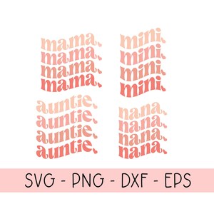 Mama and Mini SVG PNG, mama svg, Mommy Me png, Mommy and Me Valentine SVG, mama png, mama and me png, mama mini