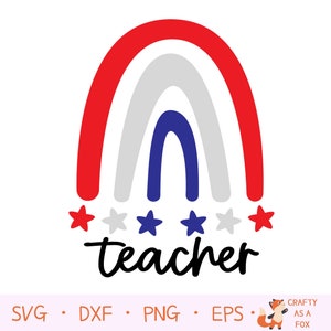 Patriotic Teacher SVG PNG, teacher png, 4th of July svg , Patriotic Fourth of July Png, Independence Day Svg Shirt, teaching png