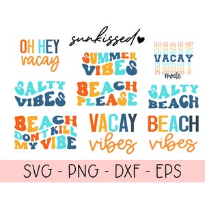 Paquete de verano SVG PNG, vacaciones png, vacay svg, nena de playa, modo de vacaciones, modo de vacaciones activado, vibraciones de vacaciones, playa salada, vacaciones, oh hola vacaciones