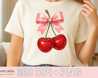 Coquette Cherry 300 DPI PNG File