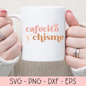 Cafecito y Chisme SVG PNG: Latina digital nedladdning bild 4
