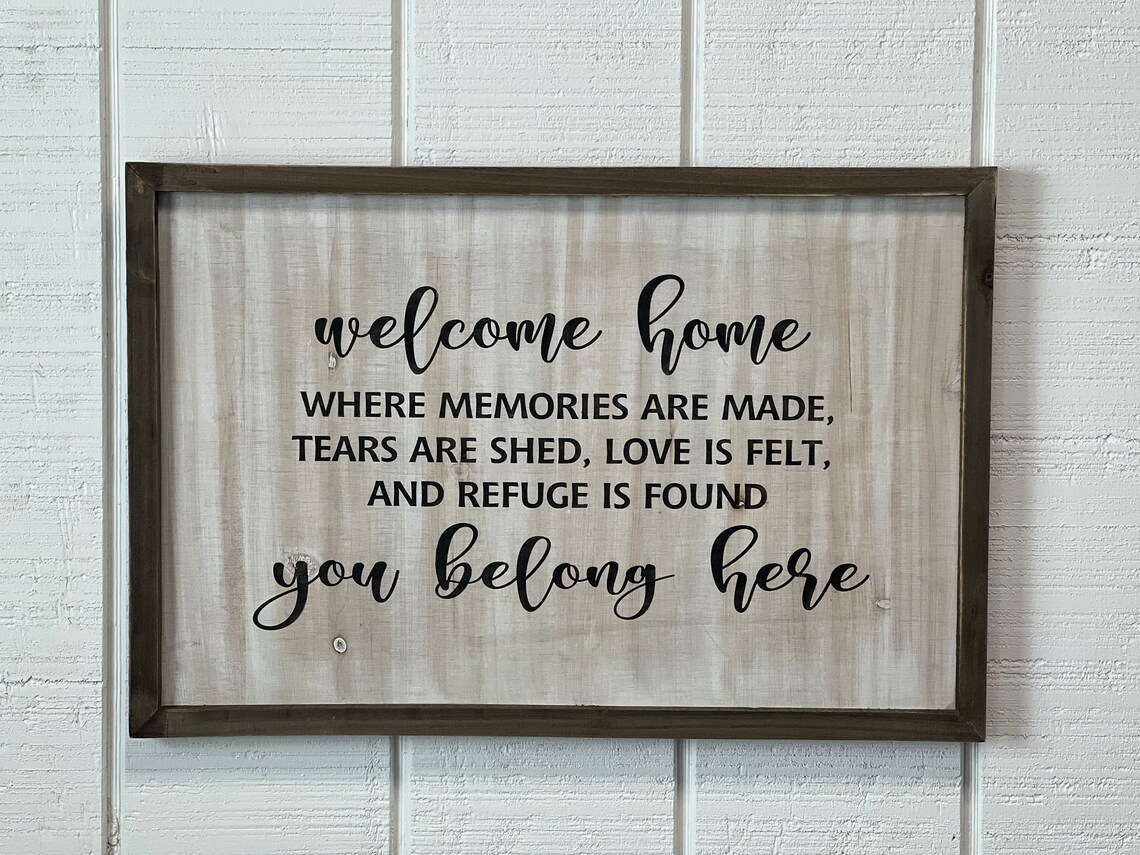 Home You Belong Here Svg Digital File, Where Memories Are Made