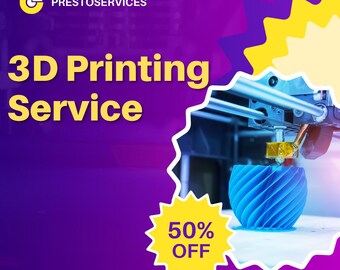 Custom 3D Printing Service: Personalized Prototypes, Parts, and Gifts