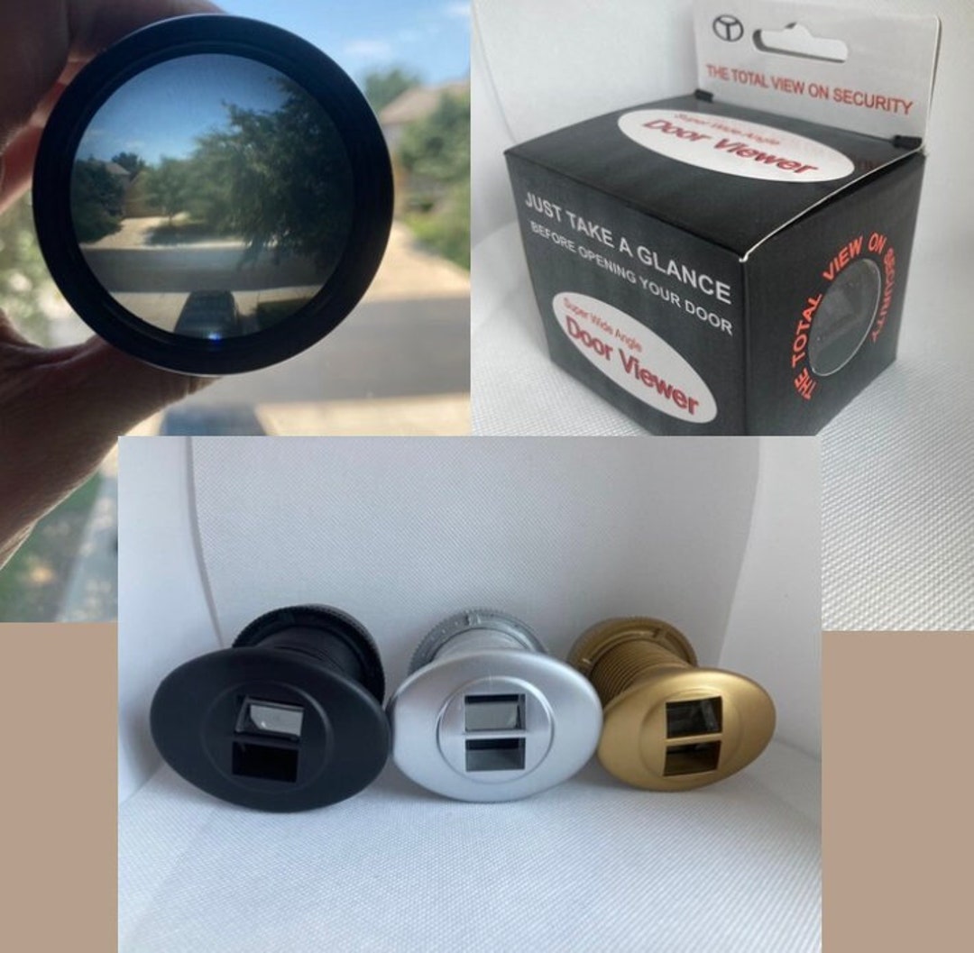 Door Scope Super Wide Angle Door Viewer Door Spy Stay Safe Etsy