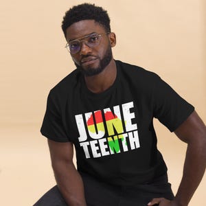Afrika Karte Juneteenth Geschichtsmonat Afroamerikaner Unisex klassisches T-Shirt