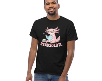 Readsolotl Axolotl Japans Kawaii Pet Axolotls Anime Unisex klassiek T-shirt