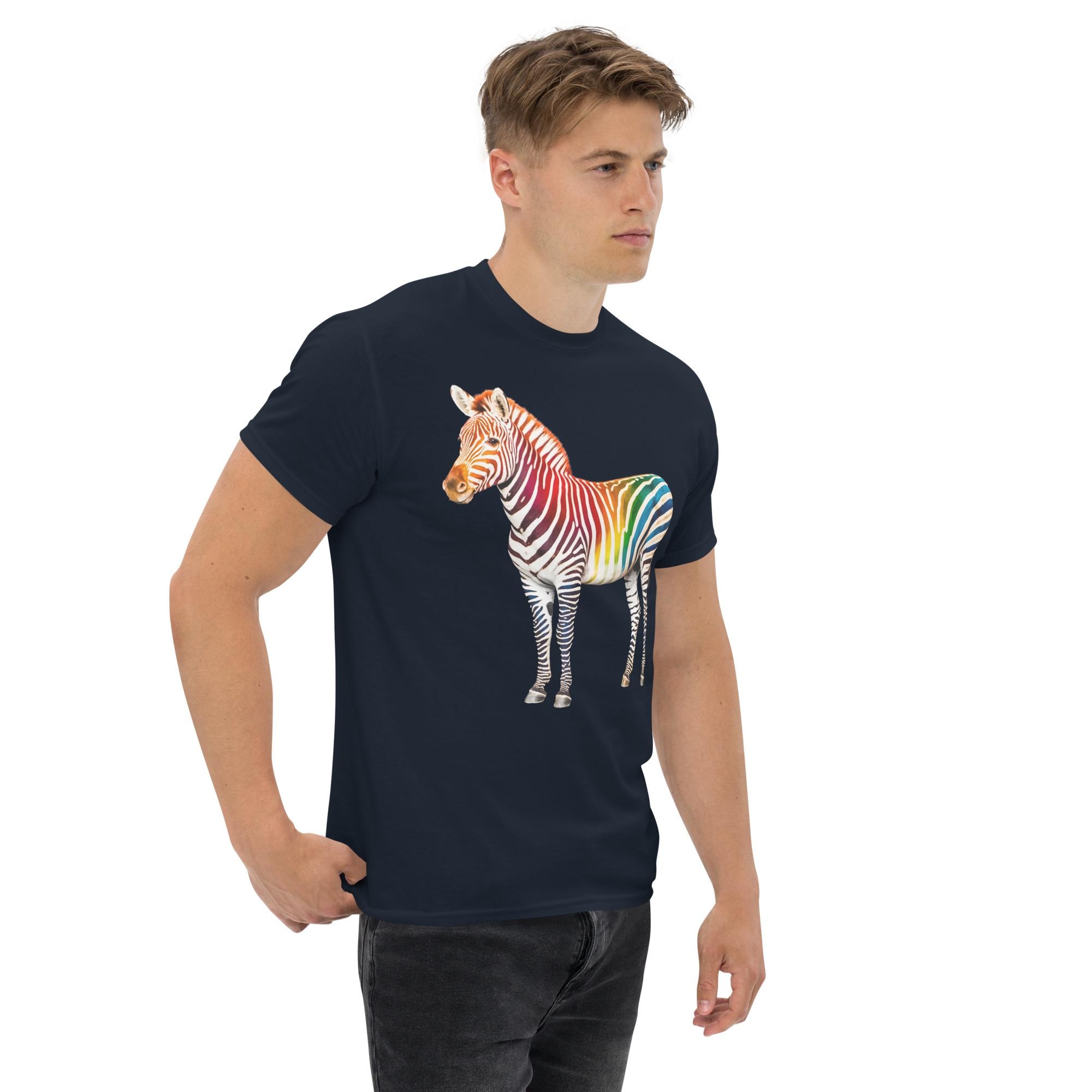 Rainbow Zebra Graphic Tee, Wildlife Lover Unisex T-shirt - Etsy
