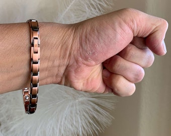 Pure Copper Magnetic Bracelet Anklet 4 Elements restore balance energy power premium magnetic anklet bracelet calm joy gift for women men