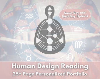 Human Design Reading - Quantum HD Reading - Bodygraph - Human Design Chart - Body graph HD Reading - Chart Reading - Same Day Option