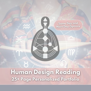 Human Design Reading Quantum HD Reading Bodygraph Human Design Chart Body graph HD Reading Chart Reading Same Day Option zdjęcie 1