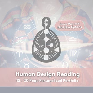 Human Design Reading Quantum HD Reading Bodygraph Human Design Chart Body graph HD Reading Chart Reading Same Day Option zdjęcie 4