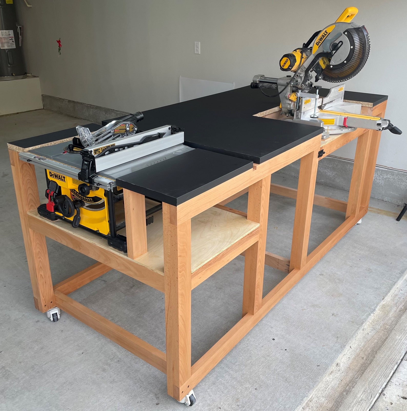 Mobile Miter Table Saw Workbench Plans Instant PDF Etsy