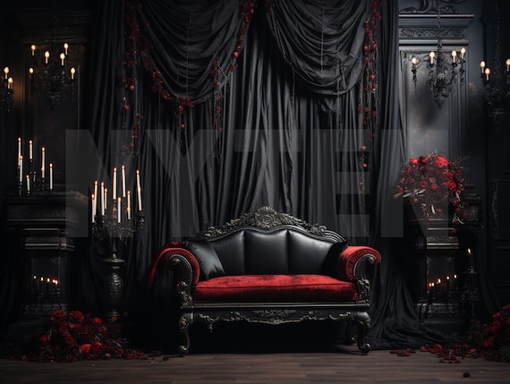 背景ボード　GOTHIC ROOM〜Black〜　ゴシック 背景ボード GOTHIC ROOM〜Black〜 ゴシック（背景ボード GOTHIC