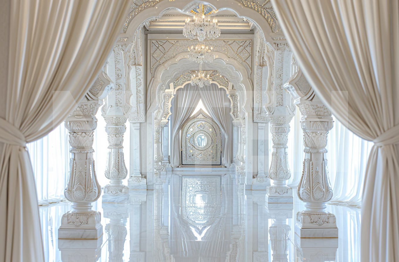 White Palace Marble Room Digital Backdrop Bundle, 4 Indian Palace Photo ...