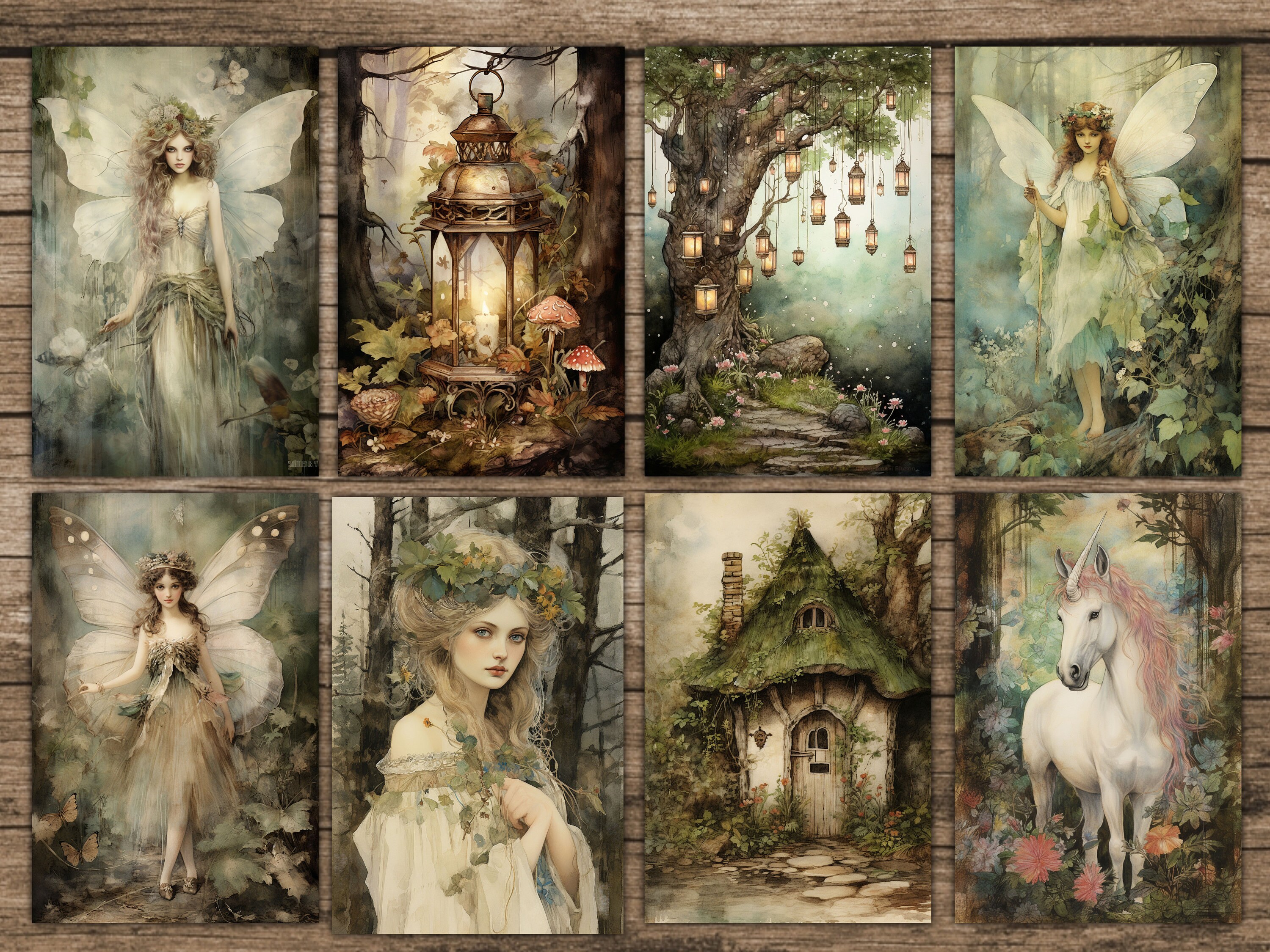 Fairy Forest Junk Journal Kit Magic Woodland Junk Journal Pages Fantasy ...