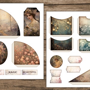 Fairy Forest Junk Journal Kit Magic Woodland Junk Journal Pages Fantasy ...