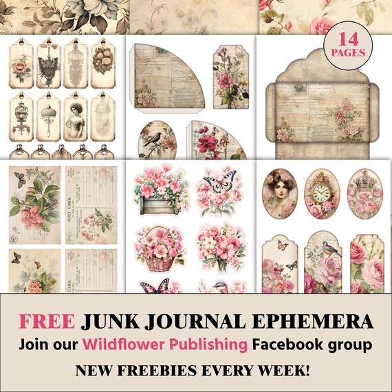 Shabby Chic Vintage Junk Journal | MakerPlace by Michaels