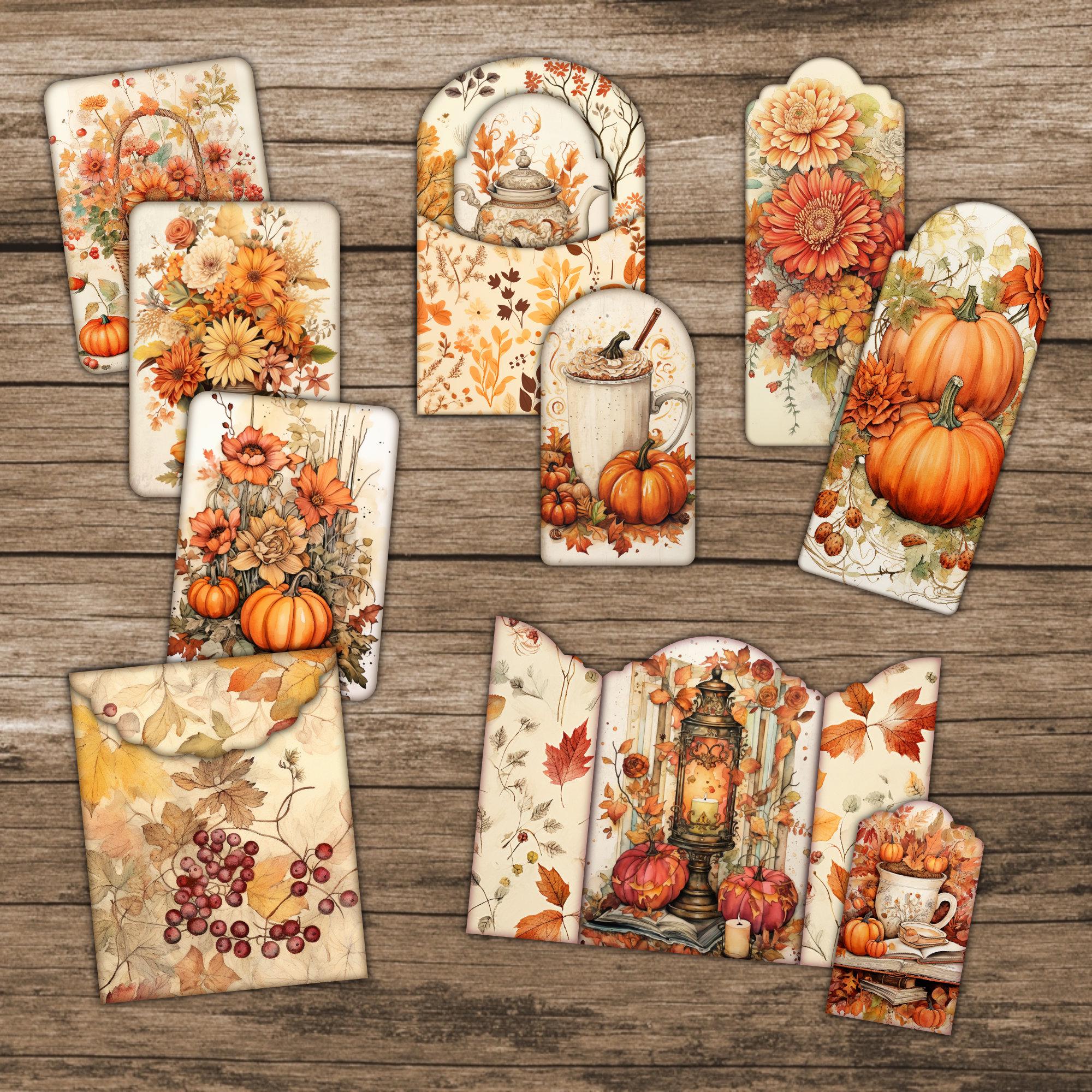 Autumn Junk Journal Kit Fall Junk Journal Ephemera Fall Printables ...