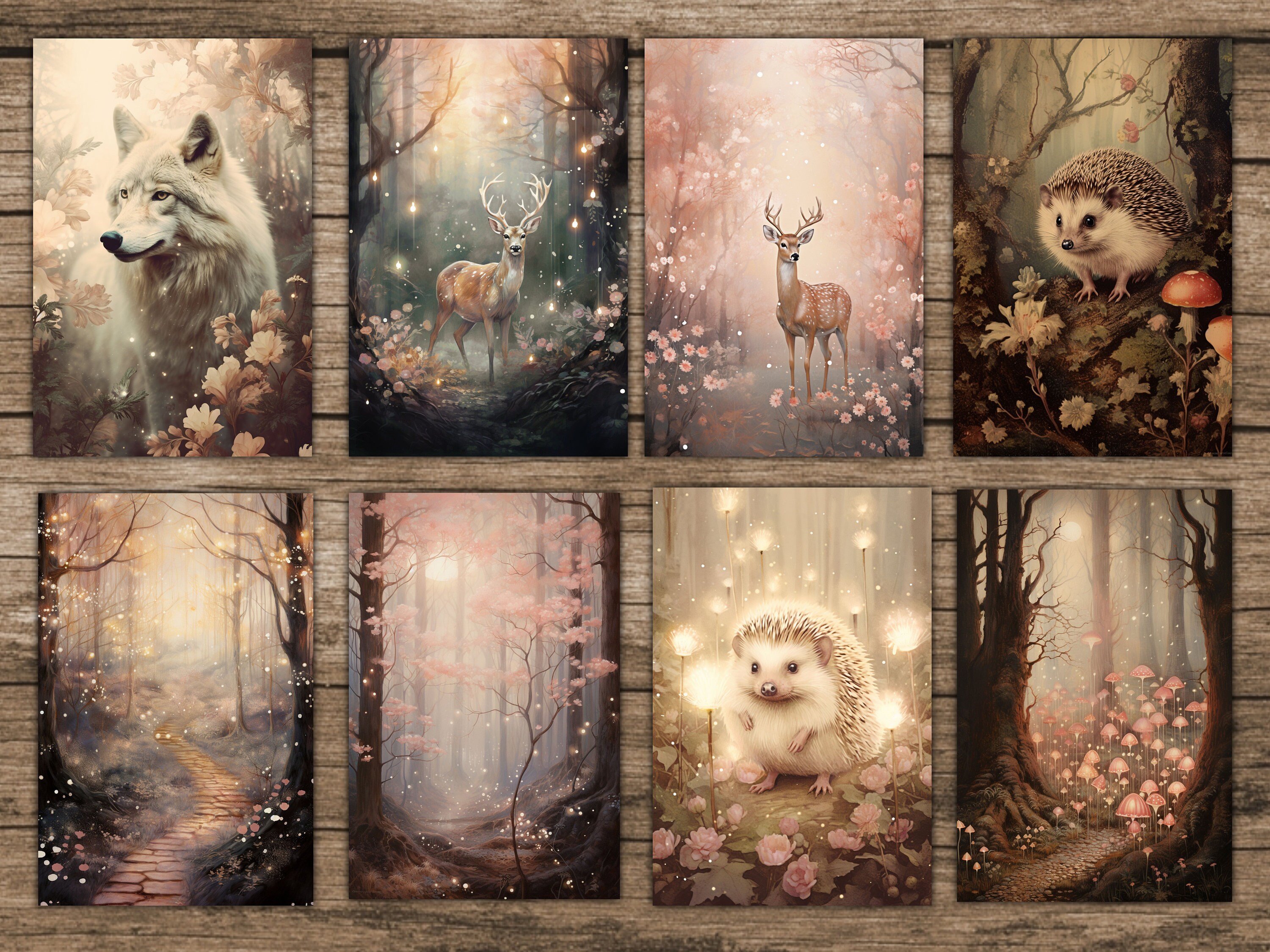 Fairy Forest Junk Journal Kit Magic Woodland Junk Journal Pages Fantasy ...