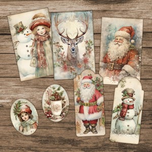 Christmas Junk Journal Folio Kit Bundle Winter Junk Journal Insert ...