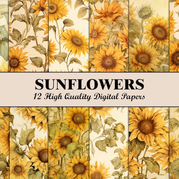 Sunflower Paper - Etsy