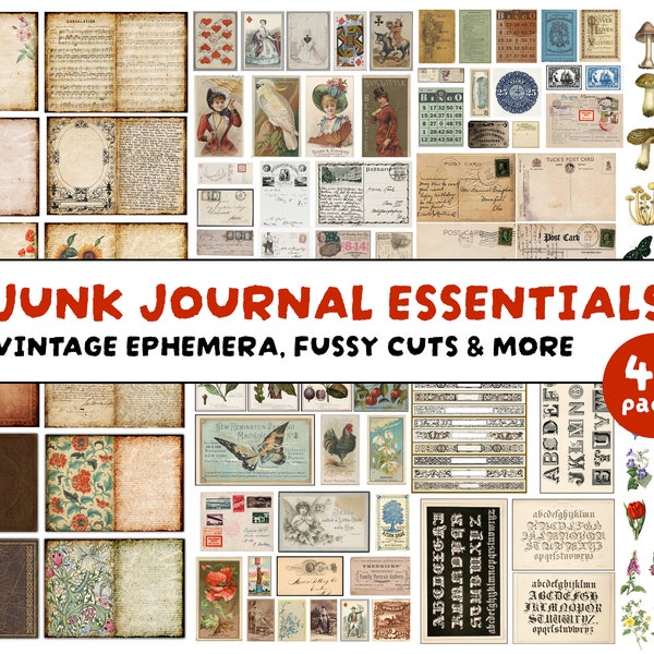 Junk Journal Supply Etsy