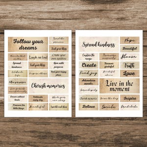 Making Labels Quotes Quotes & Words Vintage Labels | Junk Journal Ephemera Digital Collage ...