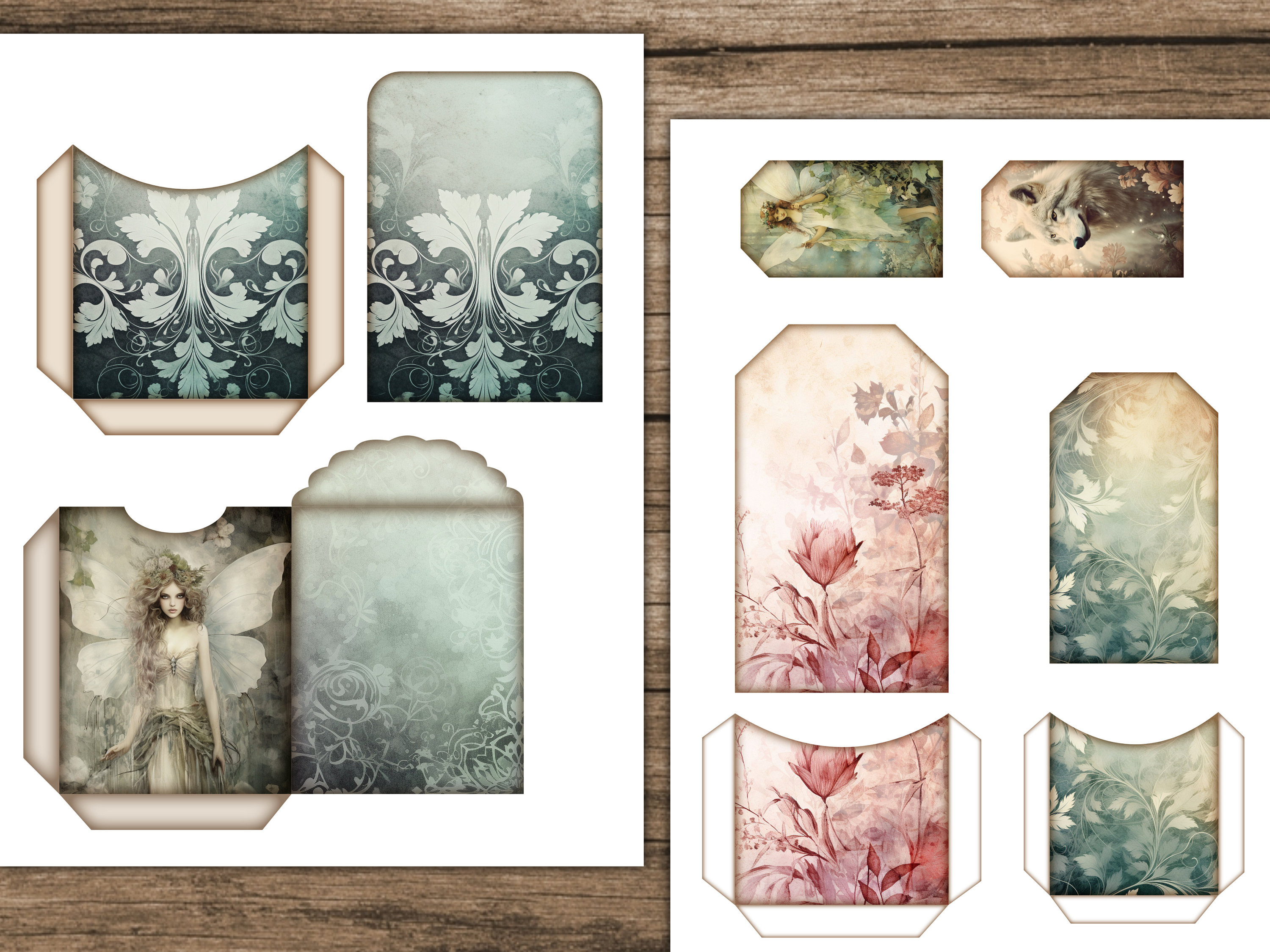 Fairy Forest Junk Journal Kit Magic Woodland Junk Journal Pages Fantasy ...