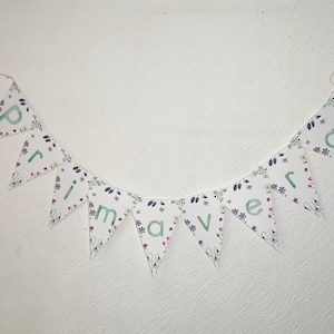 Spanish Primavera bunting, Spring Bunting, printable