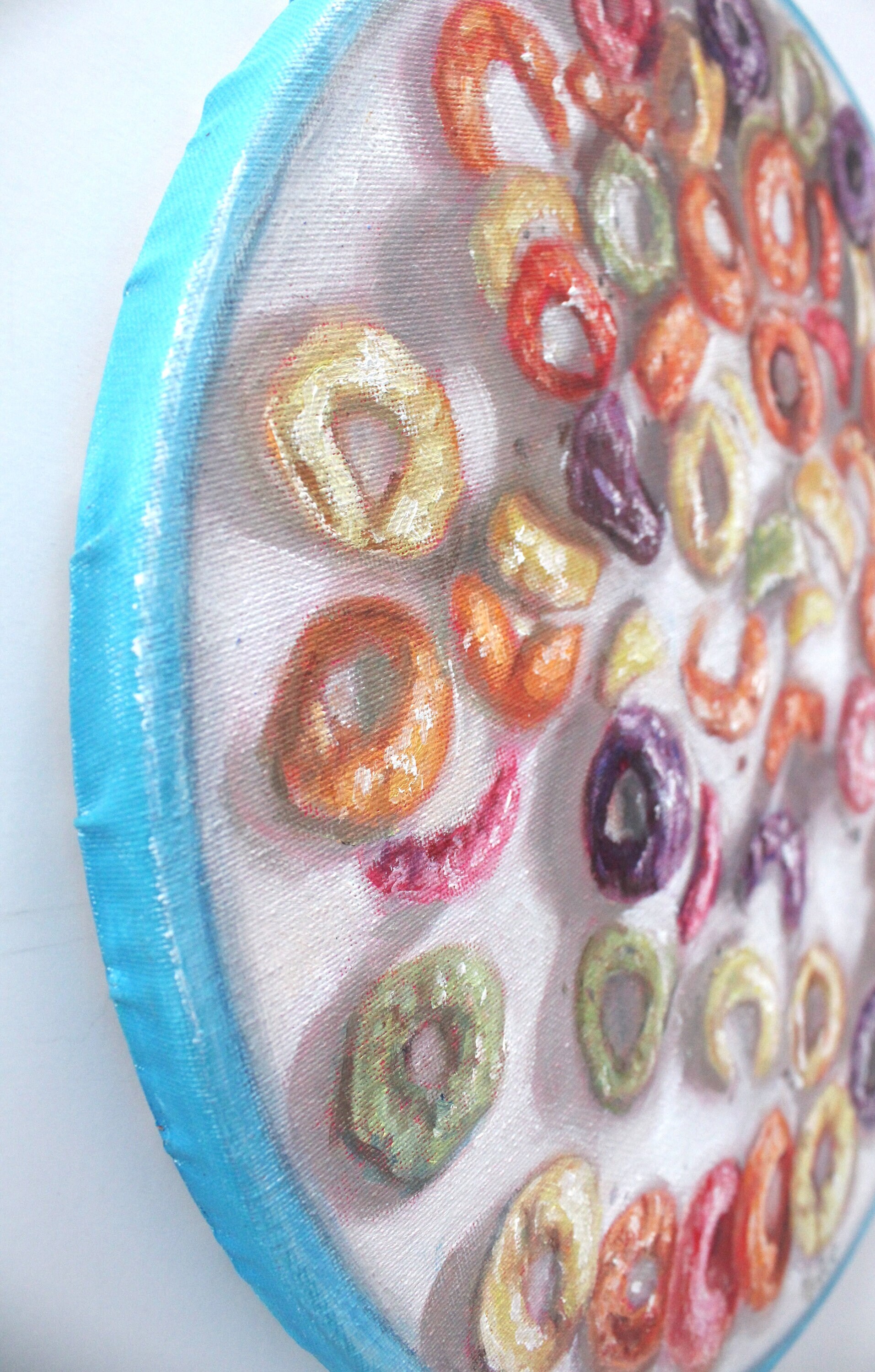 Fruit Loops Original Oil Painting. Wall Art, Kitchen Art, Food Painting ...