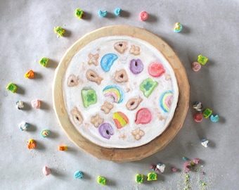 "Glücksbringer ""Plätzchen"" Ölgemälde." realistische Küche, 100% Original, Unikat, Küchendekoration, Dessert, Dessert, Dessert, Kuchen