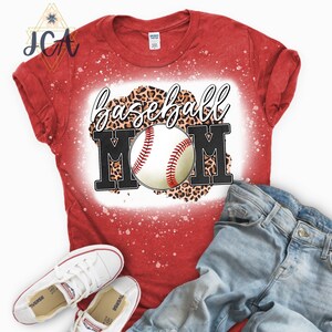 Baseball Mom Shirt, Bleached Shirt, Women&#39;s Bleached Tee, Womens Graphic Tees, Baseball Shirt, Baseball Hoodie, Baseball Mom Swag