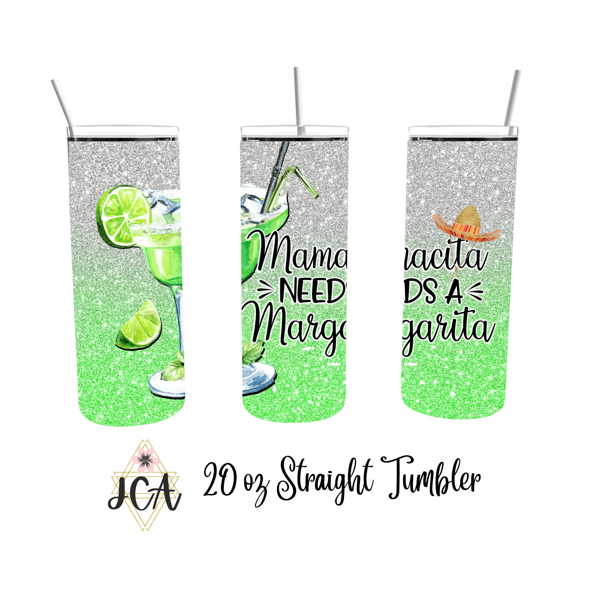 Mamacita Needs A Margarita Tumbler Insulated Cup for Cold Drinks  Personalized Gift for Mom or Friend Perfect for Summer 