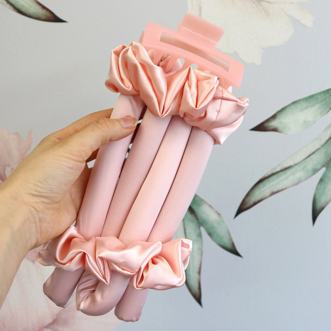 Heatless Hair Curler Set the Silk Wave Method Etsy UK