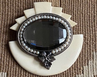 Épingle à Chapeau Vintage Ermani Bulatti - Occasion, Accessoire élégant
