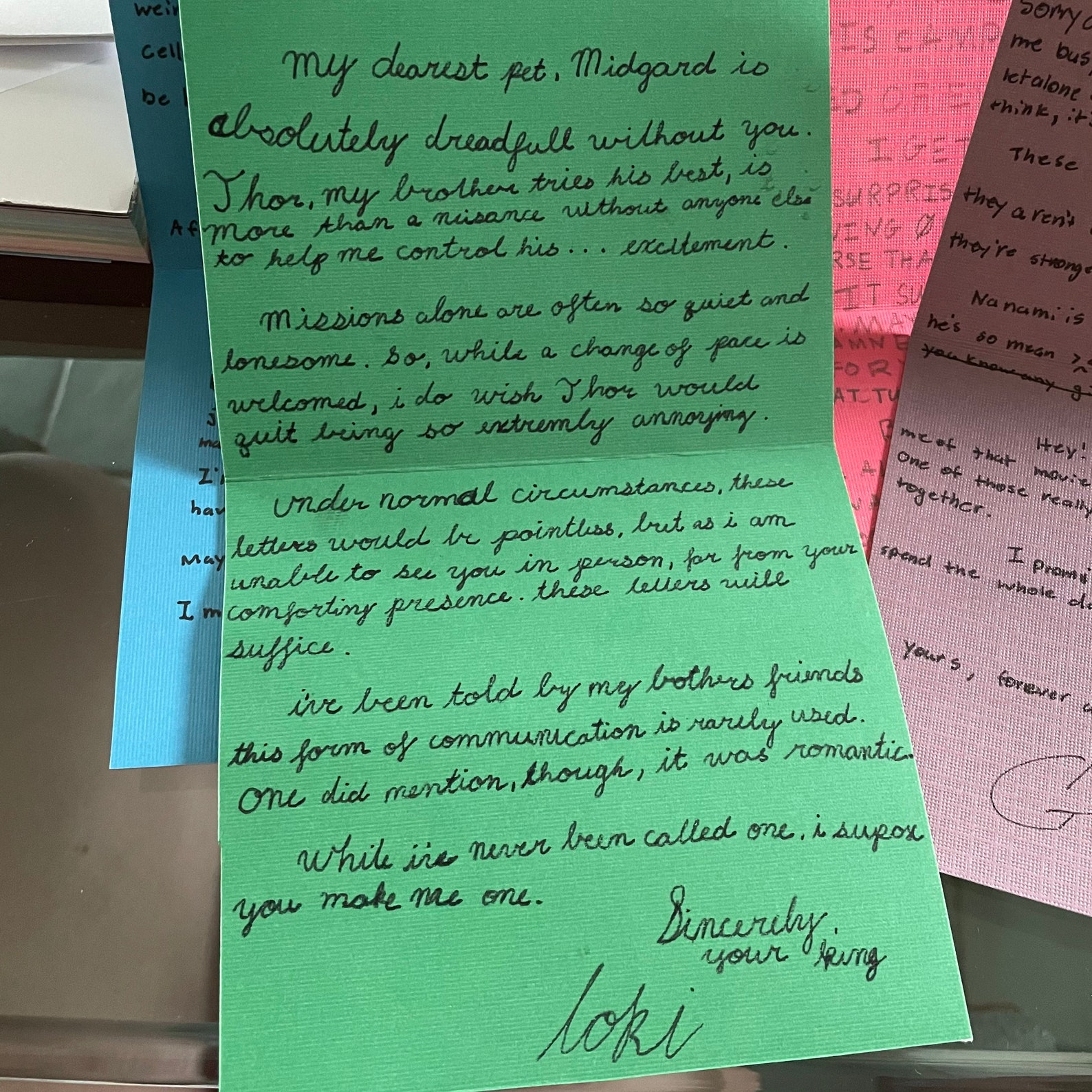 Letters to you from a fictional character of your choice Etsy