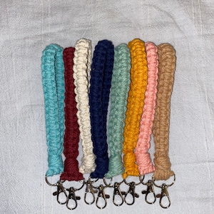 Macrame Wristlet Keychain