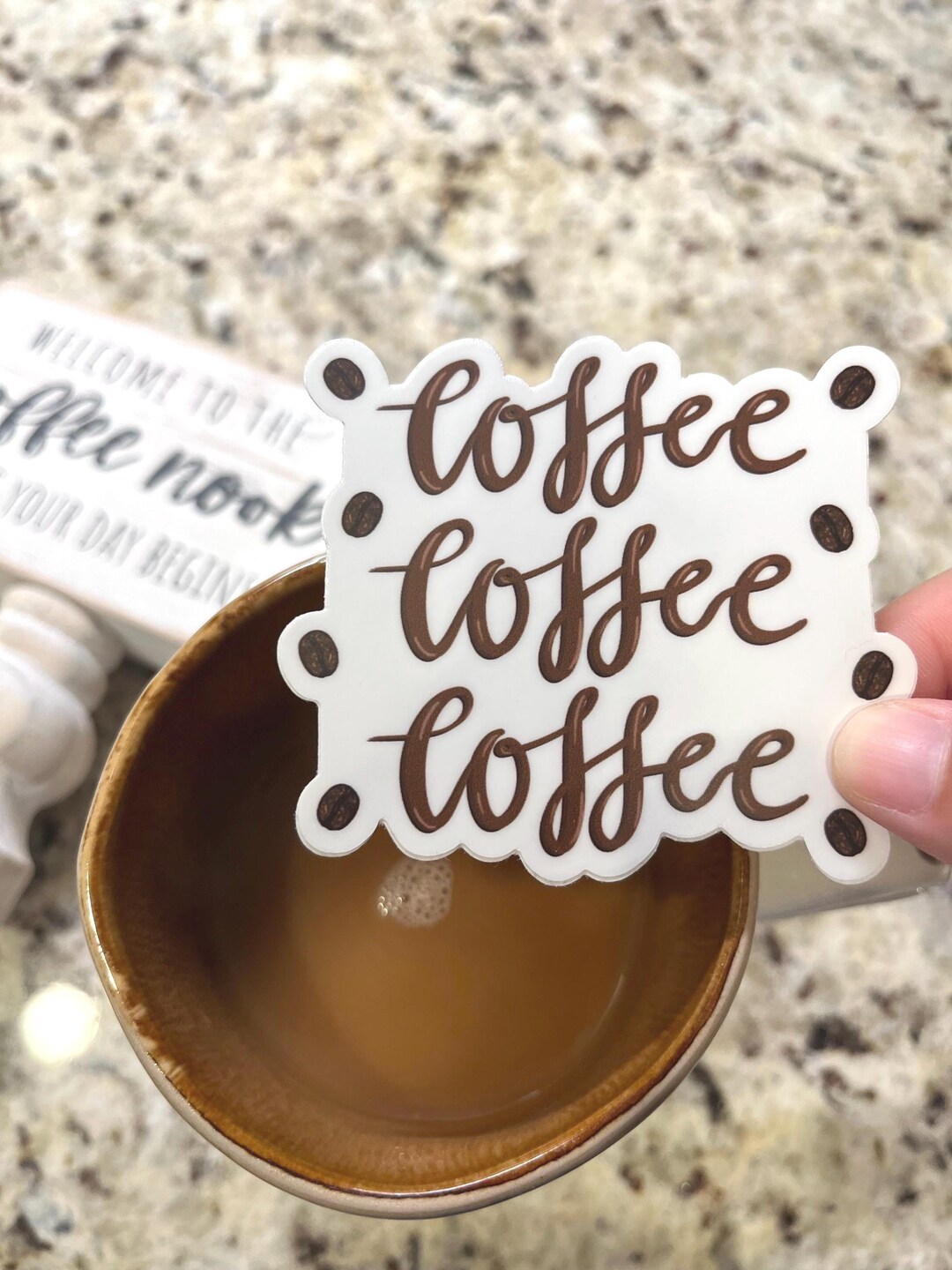 Coffeescript Stickers Coffee Sticker - Etsy