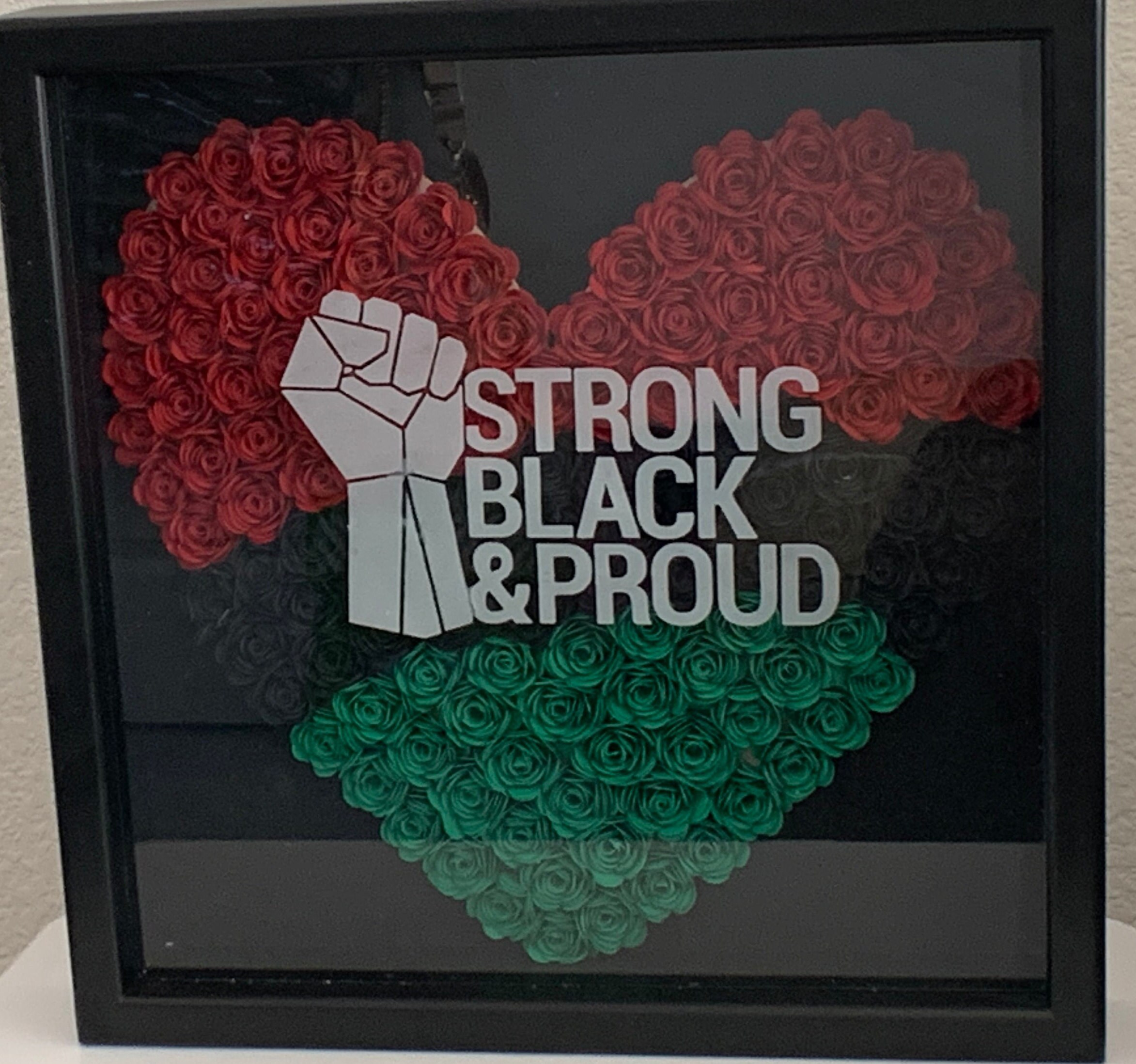 African American Shadow Box - BLM - Black Lives Matter - Black Owned ...
