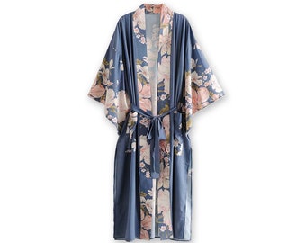 Women's dresskimono housebeach kimonoboho stylewoman robesilk dresssummer dressplay dressmultiposition dress