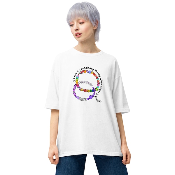 Taylor Swift Taylor Friendship Bracelet Oversized Tee