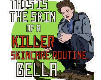 Twilight Edward Cullen Skincare Sticker