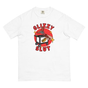 Camiseta de colores cómodos para amantes de los perritos calientes Glizzy Slut
