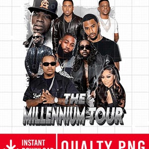 Millennium 2025 Tour Png File, Concert Tour, Tour 2025 Instant Download ONLY